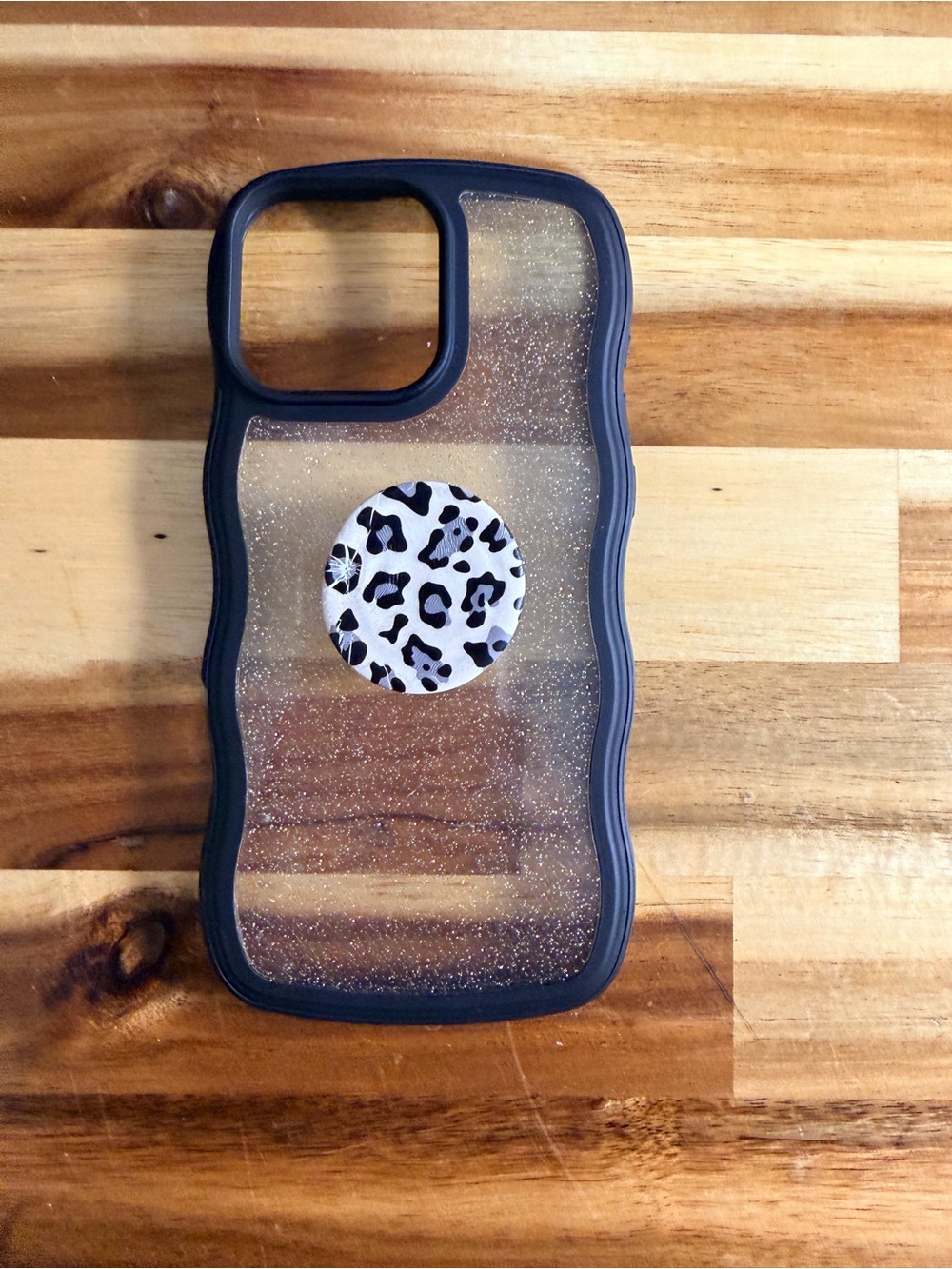 Clear Glitter Case